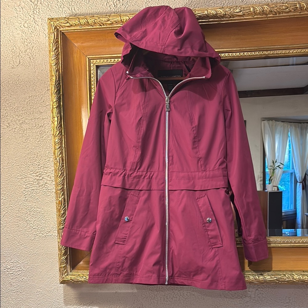 Vince Camuto Fuchsia Rain Jacket - Size XS